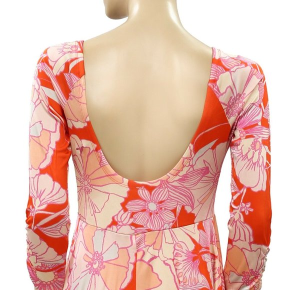 Free People First Date Retro Sexy Maxi Dress M - Picture 7 of 7